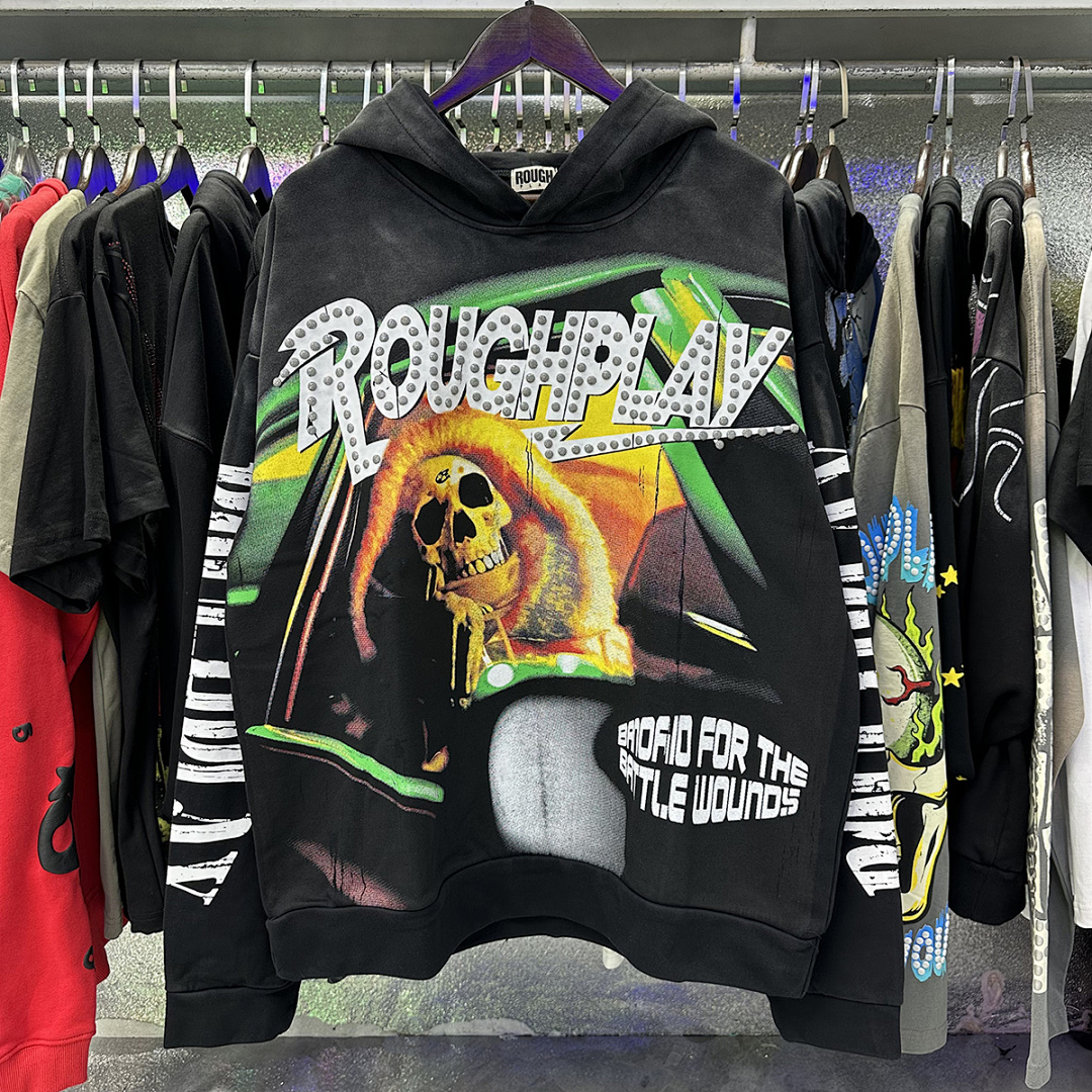 R201P110，RoughPlay In car Hoodie
