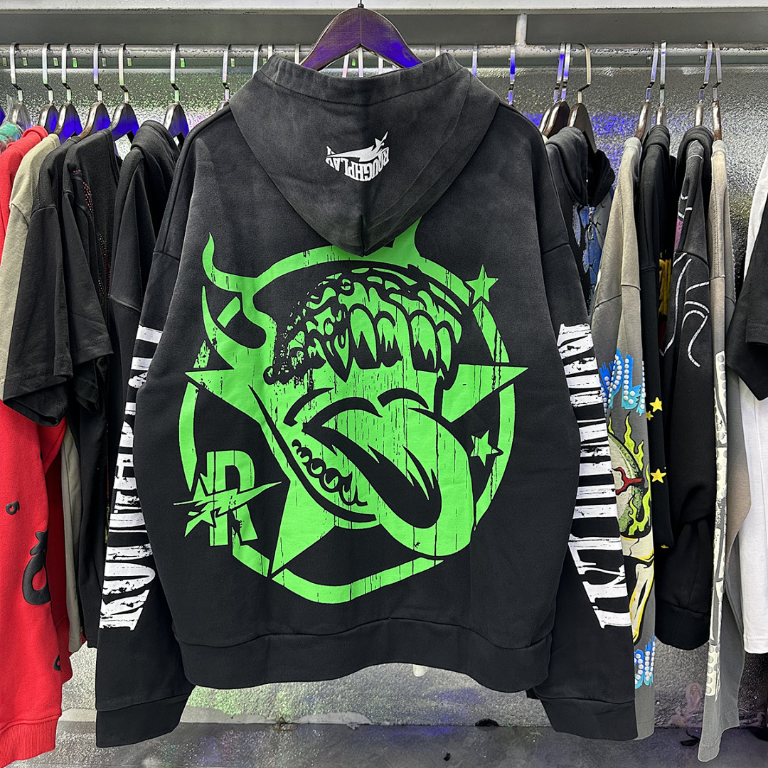 R201P110，RoughPlay In car Hoodie