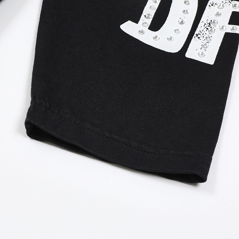 R117# P88 RoughPlay Slime Long Sleeve白墨直喷烫钻高品质长袖
