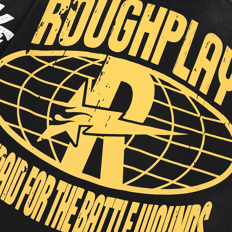 R117# P88 RoughPlay Slime Long Sleeve白墨直喷烫钻高品质长袖