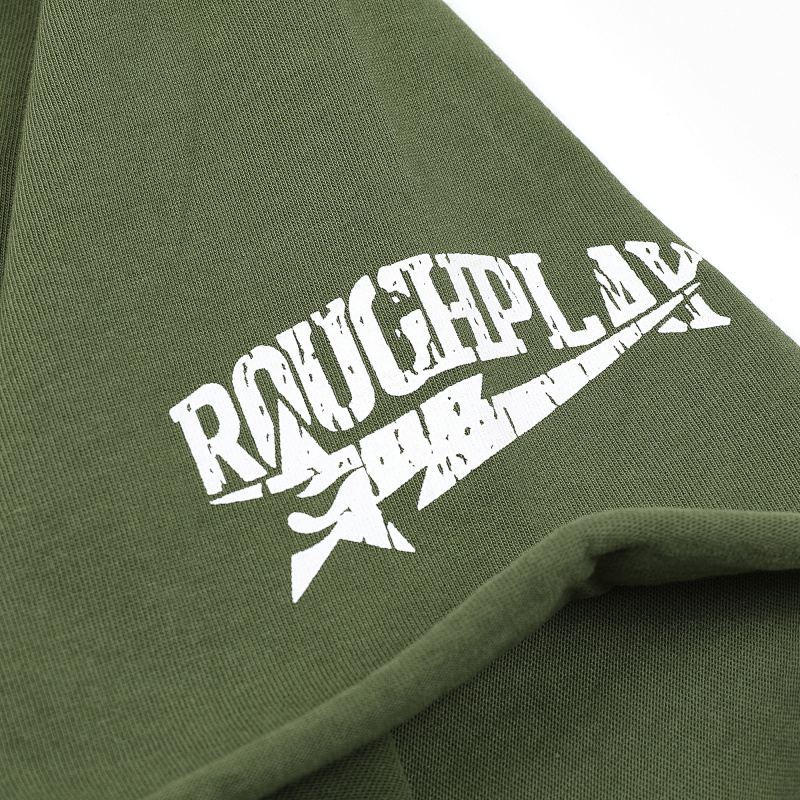 R121# P65 RoughPlay Island T-Shirt (OLIVE) 2026ss最新美国潮牌白墨直喷烫钻短袖T恤