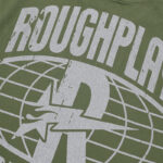 R121# P65 RoughPlay Island T-Shirt (OLIVE) 2026ss最新美国潮牌白墨直喷烫钻短袖T恤