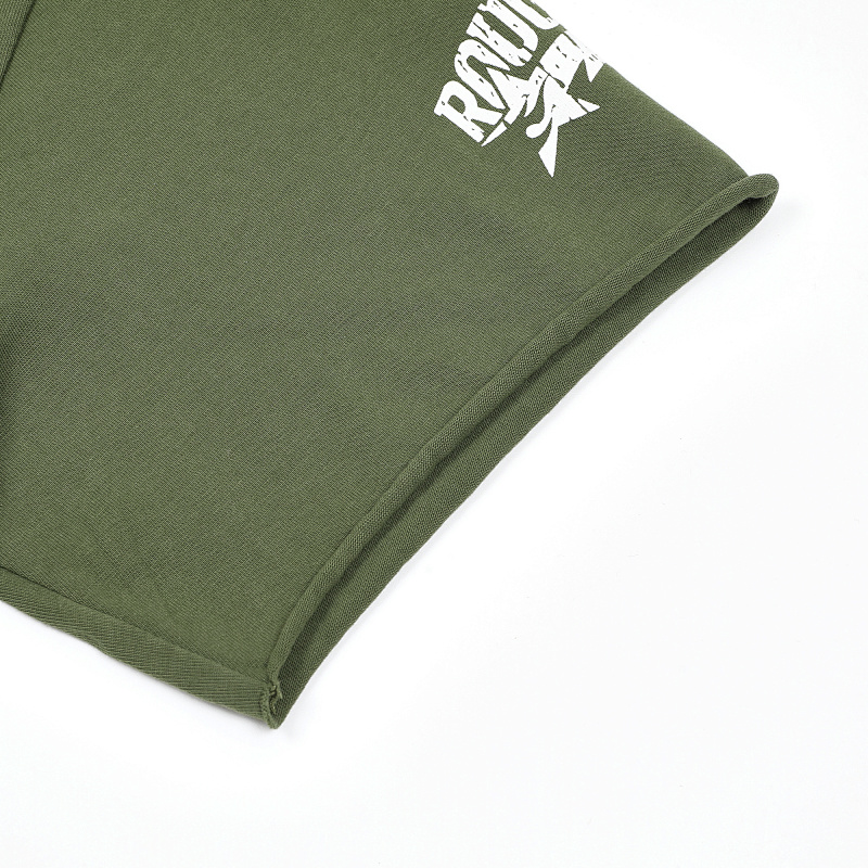 R121# P65 RoughPlay Island T-Shirt (OLIVE) 2026ss最新美国潮牌白墨直喷烫钻短袖T恤