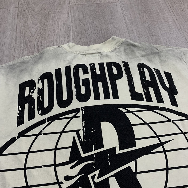 R511# P72 RoughPlay Don’t Shoot T-Shirt 2026最新欧美潮牌烫钻短袖T恤