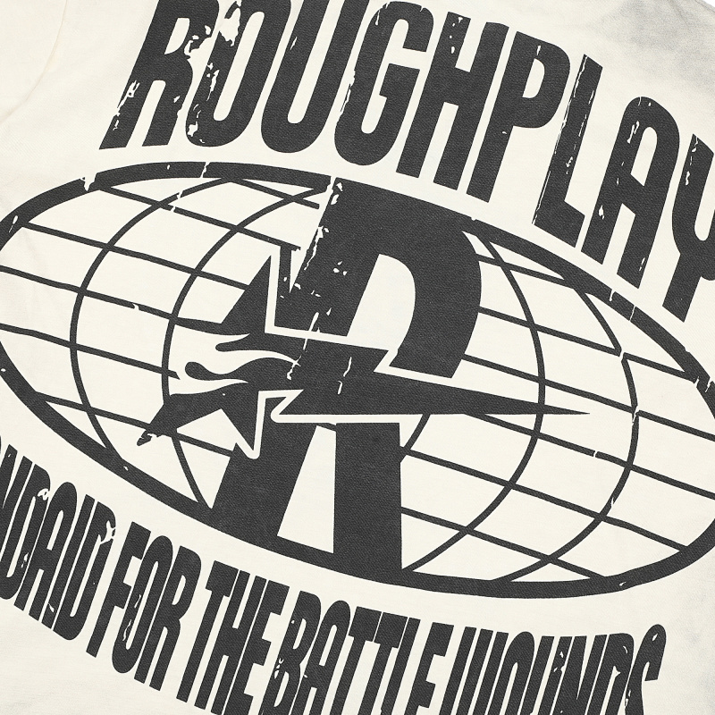 R511# P72 RoughPlay Don’t Shoot T-Shirt 2026最新欧美潮牌烫钻短袖T恤