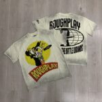 R511# P72 RoughPlay Don’t Shoot T-Shirt 2026最新欧美潮牌烫钻短袖T恤