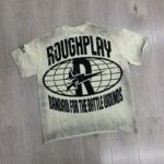R511# P72 RoughPlay Don’t Shoot T-Shirt 2026最新欧美潮牌烫钻短袖T恤