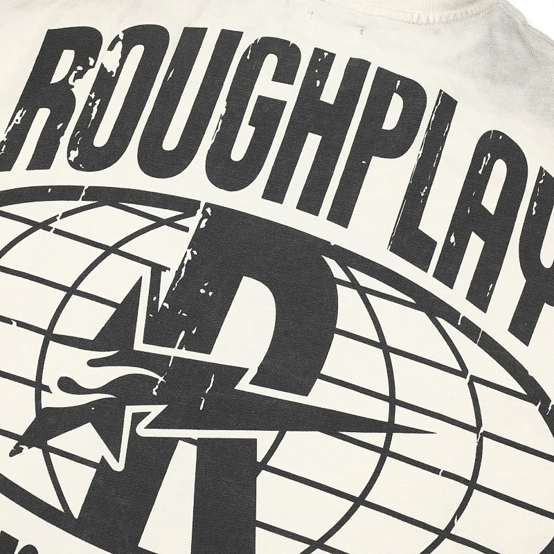 R511# P72 RoughPlay Don’t Shoot T-Shirt 2026最新欧美潮牌烫钻短袖T恤