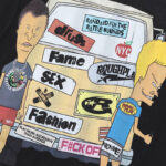 R512# P70 2026ss RoughPlay Beavis & Butthead Van T-Shirt最新街头潮牌烫钻白墨直喷短袖T恤