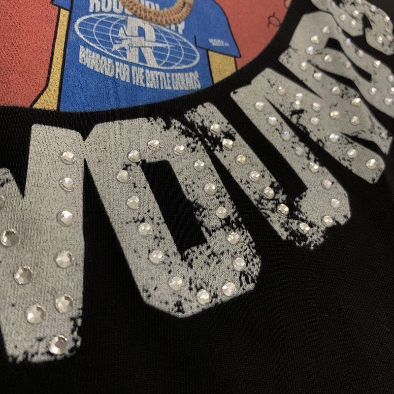 R512# P70 2026ss RoughPlay Beavis & Butthead Van T-Shirt最新街头潮牌烫钻白墨直喷短袖T恤