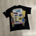 R512# P70 2026ss RoughPlay Beavis & Butthead Van T-Shirt最新街头潮牌烫钻白墨直喷短袖T恤
