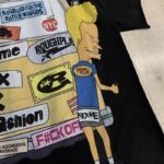 R512# P70 2026ss RoughPlay Beavis & Butthead Van T-Shirt最新街头潮牌烫钻白墨直喷短袖T恤