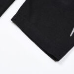 R118# P83 Rough Play Skull Shock Long Sleeve白墨直喷烫钻拼接时尚长袖T恤