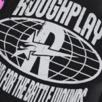 R116# P78 Rough Play Praise To Most High Long Sleeve白墨直喷高品质烫钻时尚长袖T恤