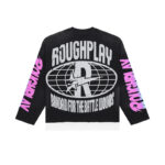 R116# P78 Rough Play Praise To Most High Long Sleeve白墨直喷高品质烫钻时尚长袖T恤