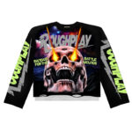 编号R552，RoughPlay Power Skull Long Sleeve