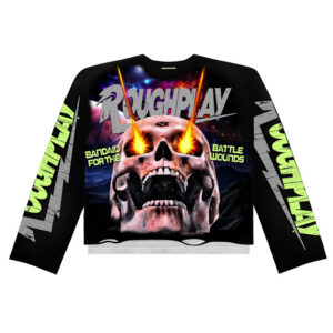 编号R552，RoughPlay Power Skull Long Sleeve