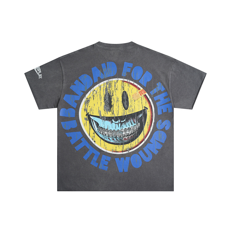 R509# P70 RoughPlay Champion T-Shirt 2026美国洛杉矶最新街头潮牌烫钻白墨直喷短袖T恤