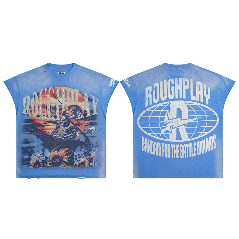 yupoo_41880_d1309175.jpg R805# P70 RoughPlay War Ready CutOff Sleeves 时尚烫钻短袖T恤