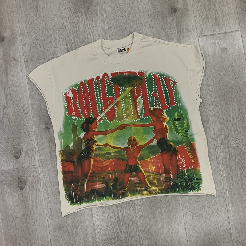 yupoo_41919_d79a37b4.jpg R807# P60 RoughPlay Together Sleeveless Tee 欧美潮牌烫钻简约时尚短袖