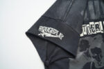 R806# P68 RoughPlay Tour Sleeveless T-Shirt 街头潮牌时尚街头破洞烫钻短袖T恤