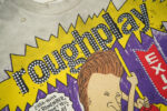 R801# P65  RoughPlay Beavis & Butt-Head tee 烫钻马骝做旧时尚短袖T恤