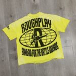 R508# P65 RoughPlay Skateboard T-Shirt with rhinestones美国纽约最新时尚街头潮牌镶钻短袖T恤