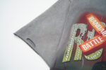 R506# P67 RoughPlay Loving The Crew t-shirt with diamond 白墨直喷高品质欧美潮牌破洞做旧钻石短袖T恤