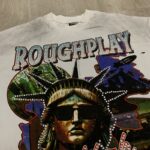 yupoo_42060_ca0ddc8c.jpg R505# P72 RoughPlay NYC T-Shirt 洗水做旧白色破洞大幅闪亮带钻短袖T恤