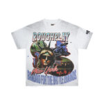 yupoo_42060_d2d41808.jpg R505# P72 RoughPlay NYC T-Shirt 洗水做旧白色破洞大幅闪亮带钻短袖T恤
