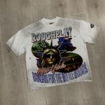 yupoo_42060_f098cf83.jpg R505# P72 RoughPlay NYC T-Shirt 洗水做旧白色破洞大幅闪亮带钻短袖T恤