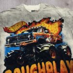 R503# P60 RoughPlay Madness T-Shirt 时尚街头美潮做旧短袖