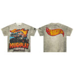 R503# P60 RoughPlay Madness T-Shirt 时尚街头美潮做旧短袖