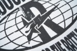 R501# P58 RoughPlay Love T-Shirt with rhinestones 美国街头潮牌洗水做旧烫钻短袖