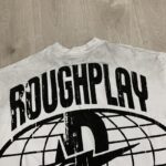 R501# P58 RoughPlay Love T-Shirt with rhinestones 美国街头潮牌洗水做旧烫钻短袖