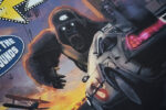 R112# P75 RoughPlay Gorilla T-Shirt 前后白墨直喷透气时尚带钻短袖T恤