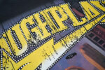 R112# P75 RoughPlay Gorilla T-Shirt 前后白墨直喷透气时尚带钻短袖T恤