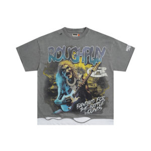 yupoo_42160_2af0a228.jpg R108# P70 RoughPlay RockOut T-Shirt白墨直喷纯棉洗水烫钻短袖T恤
