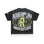 R107# P62 RoughPlay Ghost Face T-Shirt 欧美街头潮牌拼接短袖