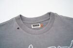 R106# P70 RoughPlay RockStar T-Shirt with diamond 白墨直喷透气烫钻时尚潮牌钻石短袖