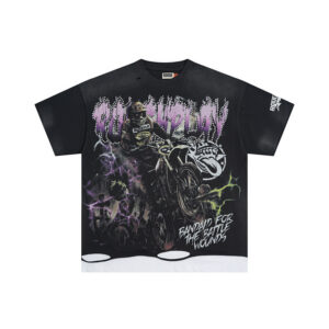 yupoo_42217_7272d344.jpg R105#P70 RoughPlay Dirt Nap T-Shirt 欧美潮牌拼接做旧破洞烫钻短袖T恤