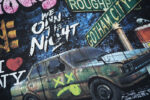 R103# P72 RoughPlay We Are The Streets 高品质100%纯棉白墨直喷烫钻短袖T恤