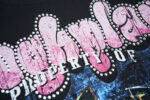 R103# P72 RoughPlay We Are The Streets 高品质100%纯棉白墨直喷烫钻短袖T恤