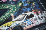 R103# P72 RoughPlay We Are The Streets 高品质100%纯棉白墨直喷烫钻短袖T恤