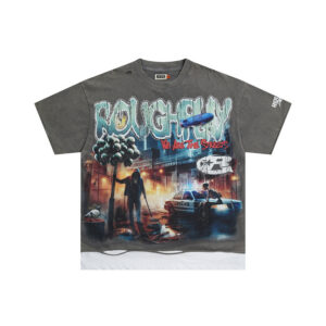 yupoo_42266_5b68ccaa.jpg R101# P68 RoughPlay We Are The Streets 2 最新美潮时尚洗水破洞做旧烫钻拼接短袖T恤
