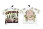 编号119 #P77 HARMONY New Age T-shirt 2026ss欧美最新潮牌白墨直喷烫钻马骝洗水磨破做旧短袖T恤 码数：S  M  L  XL