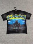 编号115 #P77 HARMONY New Age T-shirt 2026ss欧美最新潮牌白墨直喷烫钻洗水磨破做旧短袖T恤 码数：S  M  L  XL