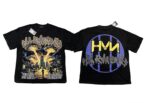 编号103 #P63 HARMONY New Age T-shirt 2026ss欧美最新潮牌白墨直喷烫钻洗水短袖T恤 码数：S  M  L  XL