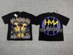 编号103 #P63 HARMONY New Age T-shirt 2026ss欧美最新潮牌白墨直喷烫钻洗水短袖T恤 码数：S  M  L  XL