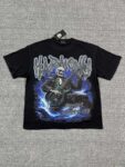 编号105 #P63 HARMONY New Age T-shirt 2026ss欧美最新潮牌白墨直喷烫钻洗水短袖T恤 码数：S  M  L  XL